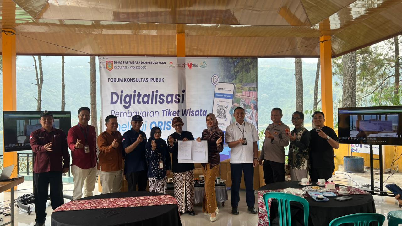 Disparbud Gelar Forum Konsultasi Publik, Digitalisasi Tiket Wisata Pemda Mulai Diuji Coba di Tiga Objek Wisata Wonosobo